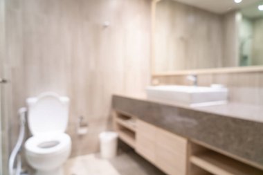 Arka plan için soyut bulanık banyo iç mimarisi