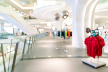 Soyut bulanık lüks alışveriş merkezi ve arka plan için perakende mağazası