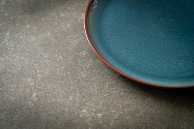 boş güzel ve eski seramik plaka kopya alanı ile