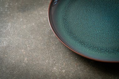 boş güzel ve eski seramik plaka kopya alanı ile