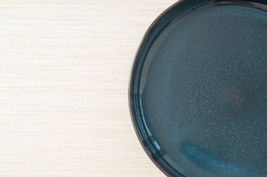 boş güzel ve eski seramik plaka kopya alanı ile