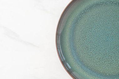 boş güzel ve eski seramik plaka kopya alanı ile