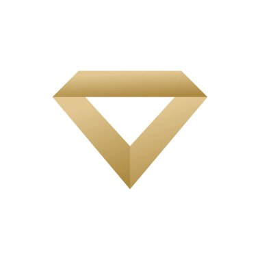 Premium konseptli elmas logo tasarımı