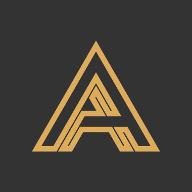 Şablon elementi modern konsepte sahip bir logo tasarım vektörü