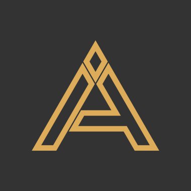 Şablon elementi modern konsepte sahip bir logo tasarım vektörü