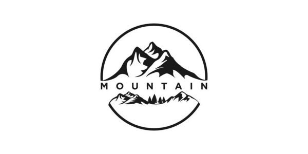 Mountain and adventure logo design vector with illustration premium concept idea