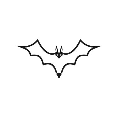 Premium çizim ve yeni fikirli yarasa logosu tasarımı vektörü