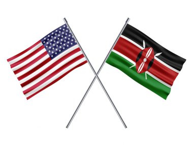 Birleşik Arap bayrakları ve Kenya