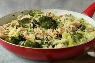 Brokoli Tavuğu Pilavlı Karıştırma: Tek Tencere