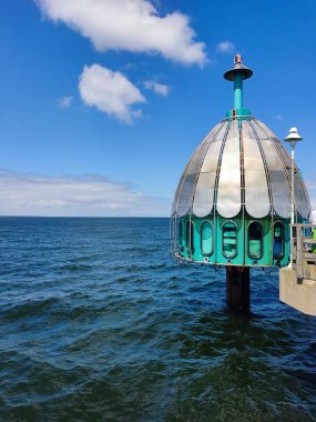 Diving Bell in Zinnowitz, Baltic Sea - Unique Underwater Attraction, Zinnowitz - Usedom - Germany - 07,24,2024 clipart