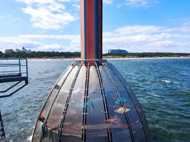 Diving Bell in Zinnowitz, Baltic Sea - Unique Underwater Attraction, Zinnowitz - Usedom - Germany - 07,24,2024 clipart