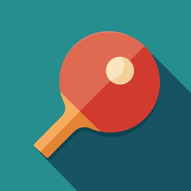 Masa Tenisi afiş tasarımı. Masa Tenisi kapak. Vektör düz çizim.