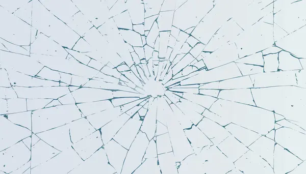 Tasarım arka planı için kırık şeffaf cam vektör şablonu. Doku.