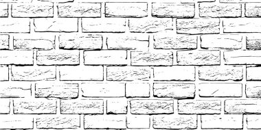 Tuğla duvar dokusu pürüzsüz vektör çizimi.