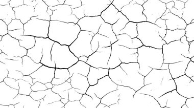 Çatlakların dokusu. Çatırtı arka planda. Doku Vektörü çatlamış zemin. Çatlakların yapısı. Kuru toprak yüzeyindeki çatlaklar.