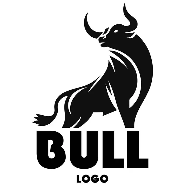 Bull Vector. Kızgın boğa logosu.