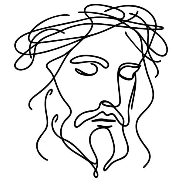 Sürekli olarak İsa 'nın yüzünü çiziyor..