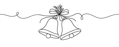 Noel ya da okul çanları Tek çizgi halinde devam ediyor