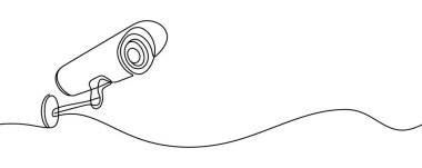 Gözetleme kamerası. Sürekli bir çizgi çiziyor..