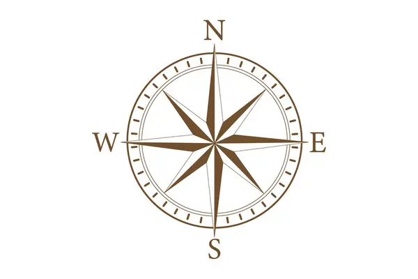 Pusula simgesi. Pusula gül işareti. Yıldız simgesi navigasyonu. Kuzey Yıldızı. Kutup Yıldızı logosu. Rüzgâr sembolü. Deniz rüzgârı gül ikonu. Seyahat haritası için pusula. Navigasyon ok simgeleri