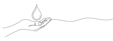 Tek sıra halinde palmiyeler su damlacıklarını yakalar. Su damlaları kurak mevsimin sonuna işaret ediyor. Bolca su. Minnettarlığını arttır. Dünya Su Günü. Düzenlenebilir vuruş