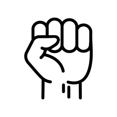 Yumruk erkek eli. Protesto sembolü. Güç işareti. Yumruk logosu. Kaldır yumruğunu. Devrim yumruğu. Dövüş ikonu. İnsan eli. Elle logo. Logo şablonu. Özgürlük sembolü. Kulak.