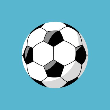 Futbol topu. Futbol Oyun Vektörü İllüstrasyonu