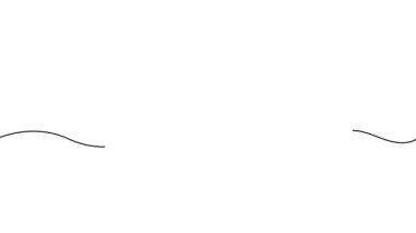 Devamlı çizgi çiziminde soru işareti ve ünlem işareti. Soru işareti aralıksız sanat hareketi. SSS konsept video.