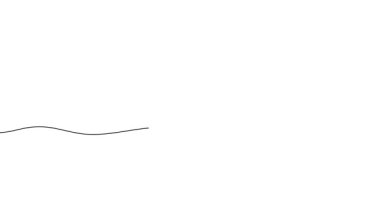 Sürekli tek satırlık sanat animasyonu kitabı. Satır çizimi açık kitap videosu. Okul eğitimi kavramı.