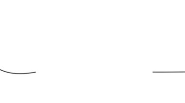 Filizlenme, tek çizgi çizme animasyonu. aralıksız çizgi bitkileri videosu