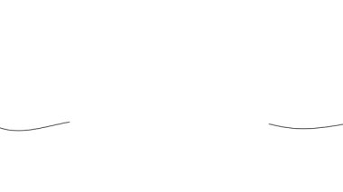 Filizlenme, tek çizgi çizme animasyonu. aralıksız çizgi bitkileri videosu