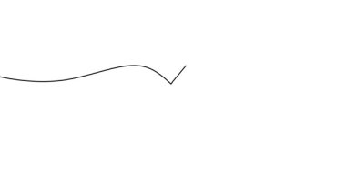 Bir çizgi Bir yıldızın çizimi veya illüstrasyonu, El çizilmiş yıldız video animasyonu