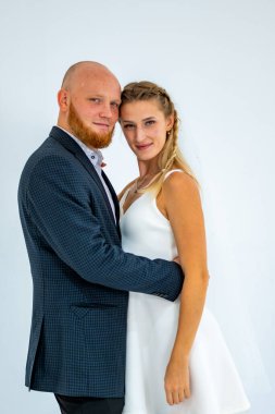 Stüdyoda genç bir çift