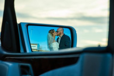 Gelin ve Damat Düğün günü içinde