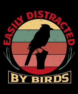 Bird Decorative typography poster, tshirt design with quote, lettering font and graphics.