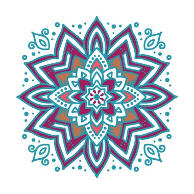 desenli dekoratif mandala süsü