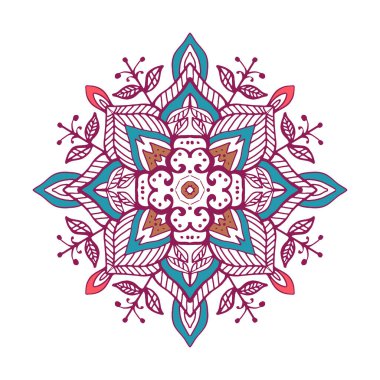 Ruhani dekoratif mandala deseni