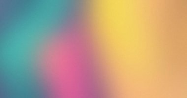 Yumuşak, renkli, soyut bir arkaplan, deniz mavisi, pembe ve sarı arasında pürüzsüz geçişler. Tasarımlara modern bir dokunuş eklemek için ideal.