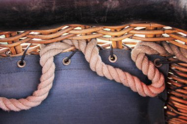 Acercamiento Canasta de globo aerostatico