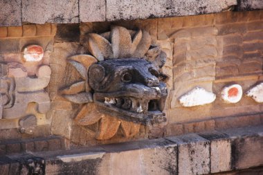 Quetzalcoatl, Serpiente emplumada, Teotihuacan, Meksika