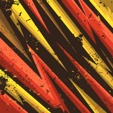 Yarış geometrik arka planı. Spor forması kumaş tasarım şablonu