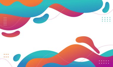 Soyut akışkan arkaplan gradyanı hareketli dalgalı