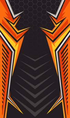 Yarış stili geometrik soyut arkaplan. Süblimleşme baskı forması şablonu