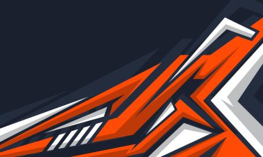 Soyut geometrik arka plan ambalaj şablonu, spor forma kumaşı, yarış, futbol, oyun vs.