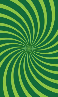 Eğri yeşil çizgili eski duvar kağıdı