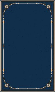 Lüks altın rengi çerçeve arka planı düğün davetiyesi kapağı için uygun