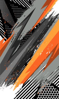 Ekstrem forma takımı, yarış, bisiklet, futbol, oyun vs. için soyut grunge arkaplan