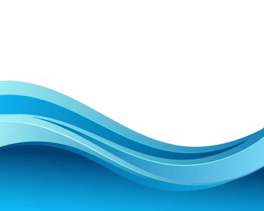 Soyut mavi dalga modern arka plan