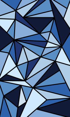 Soyut geometrik üçgen desenli duvar kağıdı