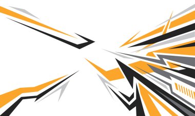 Soyut gelecek geometrik çizgileri sanatsal arkaplan